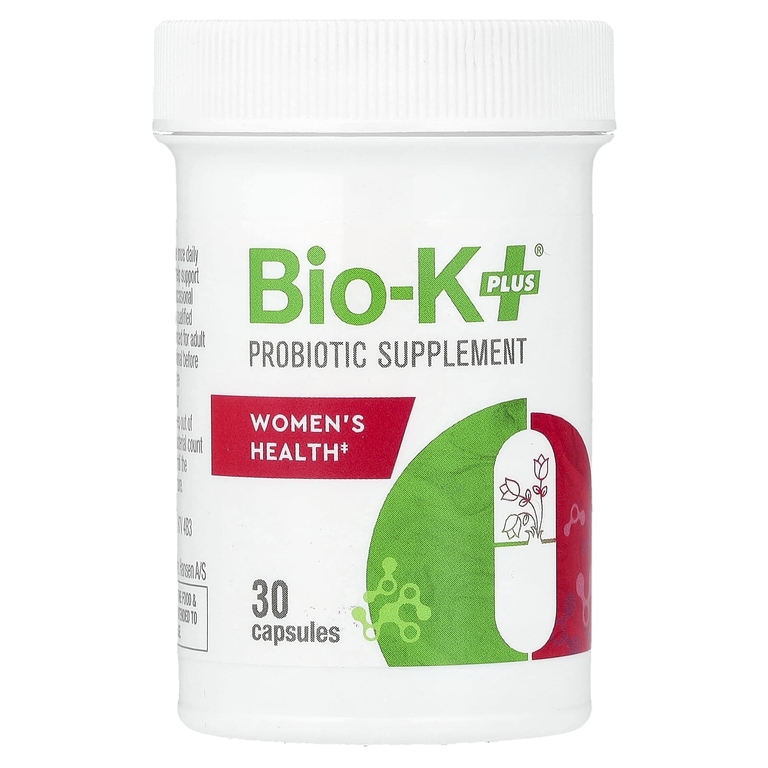 Bio-K+, добавка с пробиотиком, для женского здоровья, 30 капсул