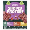 Simply Protein, хрустящие батончики-снеки, ассорти вкусов, 12 батончиков по 40 г (1,41 унции)