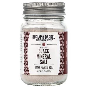 Burlap & Barrel, черная минеральная соль, 70 г (2,5 унции)