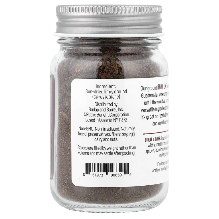Burlap & Barrel, черный лайм, молотый, 79 г (2,8 унции)