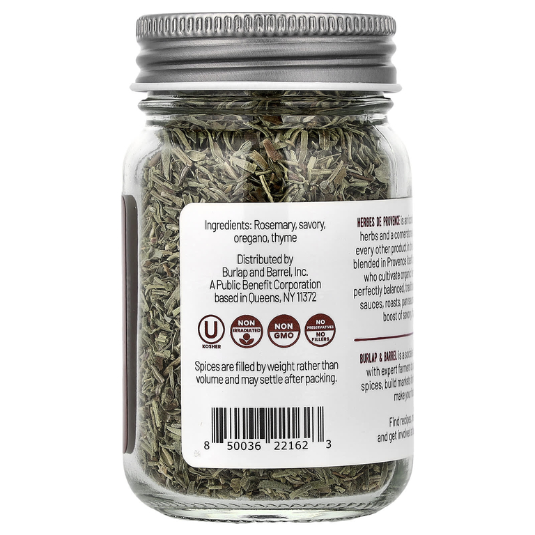 Burlap & Barrel, прованские травы, 22 г (0,8 унции)