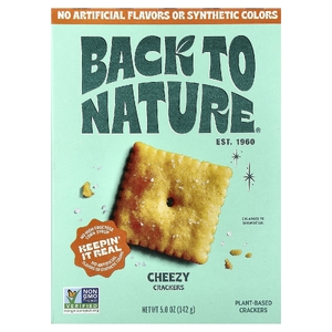 Back to Nature, крекеры, с сыром, 142 г