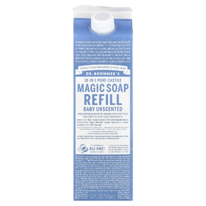 Dr. Bronner's, Pure-Castile Magic Мыло, для детей, 18 в 1, без запаха, 946 мл (32 жидк. унции)