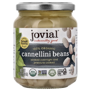 Jovial, 100% органическая фасоль каннеллини, 370 г (13 унций)