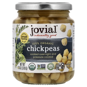 Jovial, 100% органический нут, 370 г (13 унций)