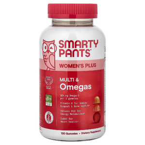 SmartyPants, мультивитамины и омега-кислоты для женщин, со вкусом клубники, апельсина и лимона, 120 жевательных таблеток