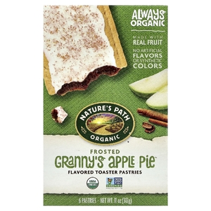 Nature's Path, органическое печенье для тостера, Frosted Granny's Apple Pie™, 6 шт., 312 г (11 унций)