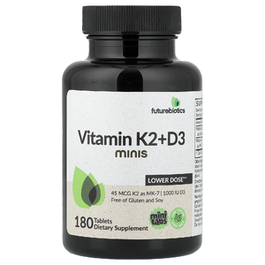 Futurebiotics, витамины K2 и D3, 180 таблеток