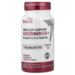 Nutri, Akkermansia+, 60 Delayed Release Vegan Capsules