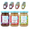 BabyLife Organics, детское питание, для детей от 4 месяцев, ассорти, 12 баночек по 91 г (3,2 унции)
