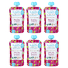 BabyLife Organics, детское питание для детей от 6 месяцев, слива, груша, клубника и банан, 6 паучей по 99 г (3,5 унции)