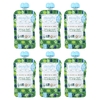 BabyLife Organics, детское питание, для детей от 6 месяцев, шпинат, яблоко, груша и голубика, 6 паучей по 99 г (3,5 унции)