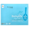 BabyLife Organics, детское питание, для детей от 6 месяцев, персик, груша, клубника, банан и арбуз, 6 паучей по 99 г (3,5 унции)
