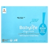 BabyLife Organics, детское питание для детей от 6 месяцев, яблоко, морковь, шпинат и кудрявая капуста, 6 паучей по 99 г (3,5 унции)