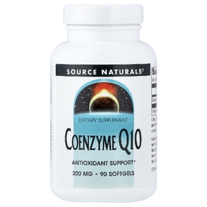 Source Naturals, коэнзим Q10, 200 мг, 90 капсул