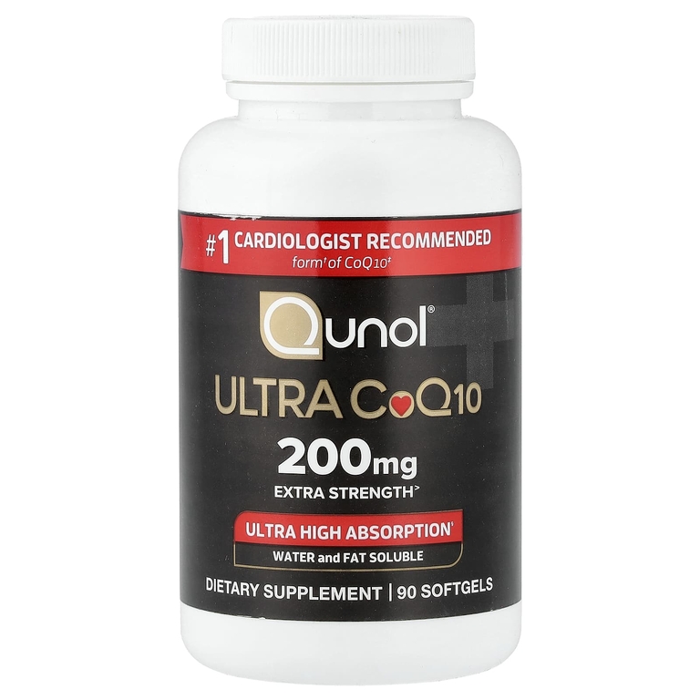 Qunol, Ultra CoQ10, 200 мг, 90 капсул