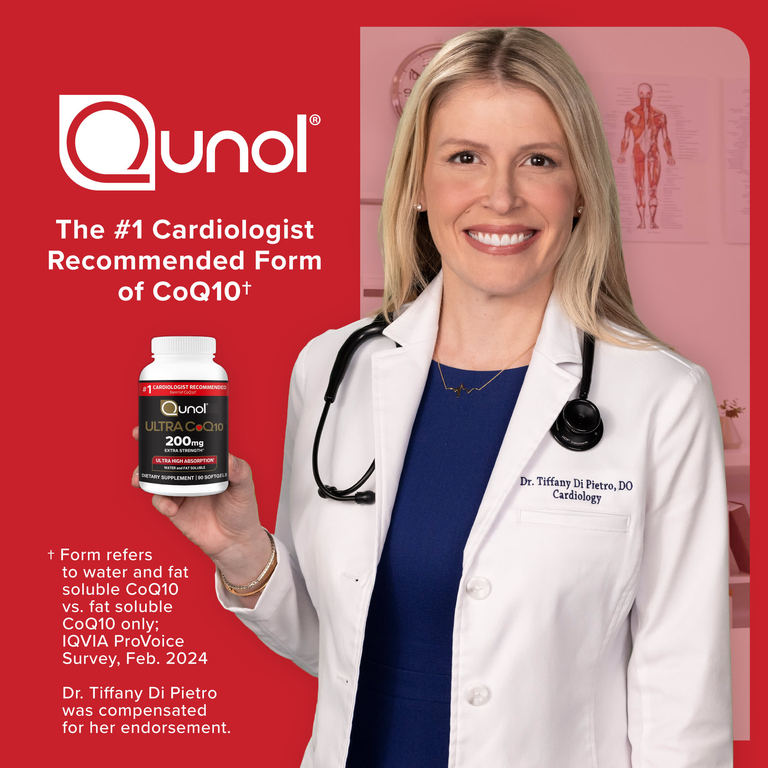 Qunol, Ultra CoQ10, 200 мг, 90 капсул