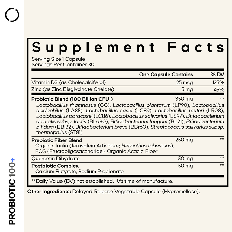 Codeage, Probiotic+, 30 растительных капсул