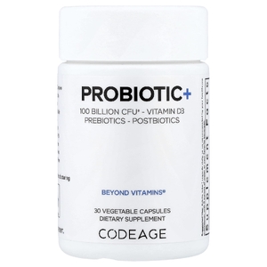 Codeage, Probiotic+, 30 растительных капсул