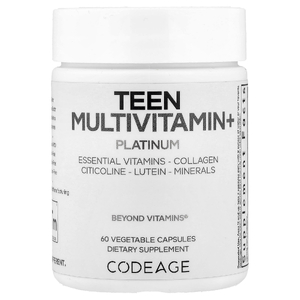 Codeage, Teen Multivitamin+, Platinum, 60 растительных капсул