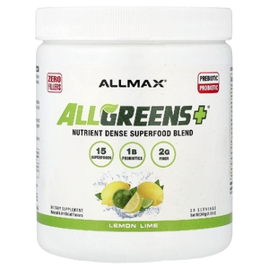 ALLMAX, ALLGREENS+®, лимон и лайм, 246 г (8,68 унции)