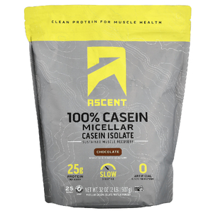 Ascent, Micellar Casein Isolate, Chocolate, 2 lb (907 g)