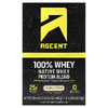 Ascent, Native Whey Protein Blend, Vanilla Bean, 15 Packets, 1.09 oz (31 g) Each