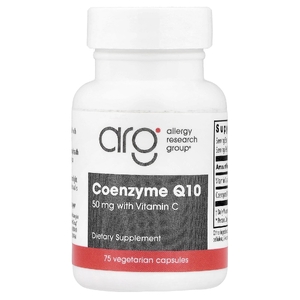 Allergy Research Group, коэнзим Q10 с витамином C, 75 вегетарианских капсул