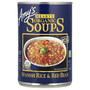 Amy's, Hearty Organic Soups, испанский рис и красная фасоль, 416 г (14,7 унции)