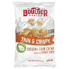 Boulder Canyon, тонкие и хрустящие картофельные чипсы, чеддер и сметана, 170,1 г (6 унций)