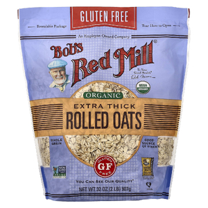 Bob's Red Mill, органические овсяные хлопья, очень густые, 907 г (32 унции)