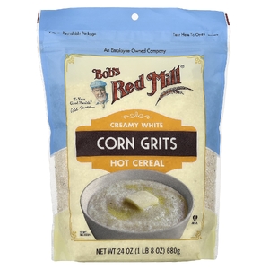Bob's Red Mill, кремовая белая кукурузная крупа, горячая каша, 680 г (24 унции)