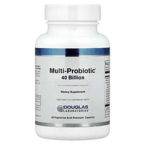 Douglas Laboratories, Multi-Probiotic®, 40 млрд КОЕ, 60 вегетарианских кислотостойких капсул