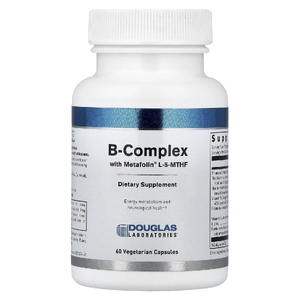 Douglas Laboratories, комплекс витаминов группы B с Metafolin® L-5-MTHF, 60 вегетарианских капсул