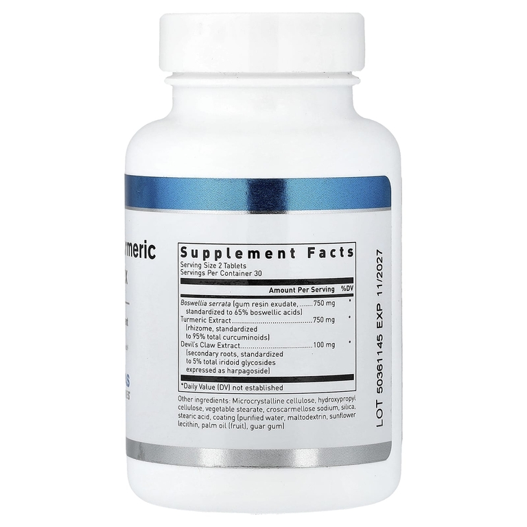 Douglas Laboratories, Boswellia-Turmeric Complex, 60 Tablets