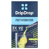 DripDrop, Electrolyte Drink Mix, Lemon Lime, 8 Sticks, 0.35 oz (10 g) Each