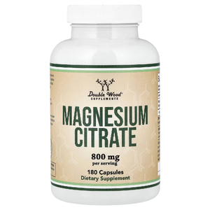 Double Wood Supplements, цитрат магния, 180 капсул (400 мг в 1 капсуле)