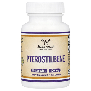 Double Wood Supplements, Pterostilbene, 100 mg, 60 Capsules