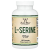 Double Wood Supplements, L-серин, 180 капсул (500 мг в 1 капсуле)