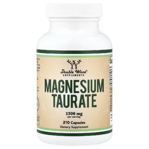 Double Wood Supplements, таурат магния, 210 капсул (500 мг в 1 капсуле)