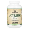 Double Wood Supplements, L-цитруллин, 210 капсул (600 мг в 1 капсуле)