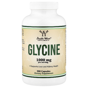 Double Wood Supplements, глицин, 300 капсул (500 мг в 1 капсуле)