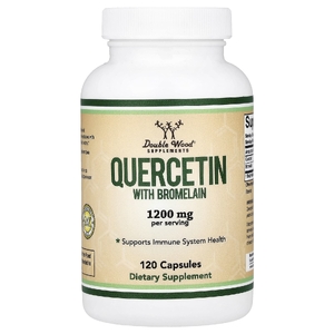 Double Wood Supplements, Кверцетин с бромелаином, 120 капсул