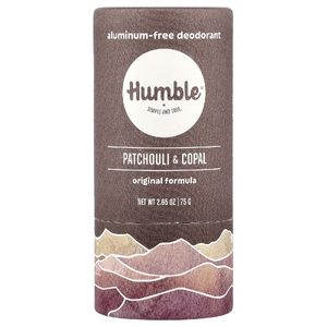 Humble Brands, дезодорант без алюминия, пачули и копал, 75 г (2,65 унции)