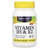 Healthy Origins, Vitamin D3 & K2, 180 Softgels