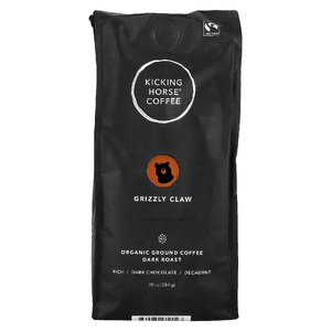 Kicking Horse, Grizzly Claw, органический молотый кофе, темная обжарка, 284 г (10 унций)