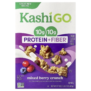 Kashi, GO®, хлопья с протеином и клетчаткой, хрустящие ягоды, 501 г (17,7 унции)