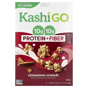 Kashi, GO®, хлопья с протеином и клетчаткой, хрустящая корица, 493 г (17,4 унции)