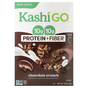 Kashi, GO®, хлопья с протеином и клетчаткой, хрустящая шоколадная крошка, 453 г (16 унций)