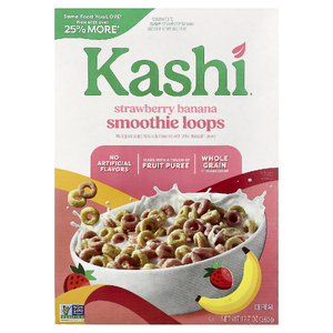 Kashi, Smoothie Loops, хлопья, клубника и банан, 360 г (12,7 унции)